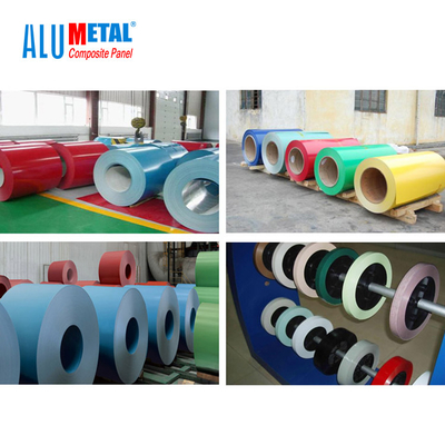 Dải cuộn dây nhôm tráng phủ sơn phủ Polyethylene không độc hại 6mm