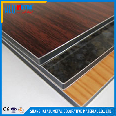 2/3/4/5/6mm Tấm bảng tổng hợp bằng nhôm bằng gỗ chống cháy FEVE
