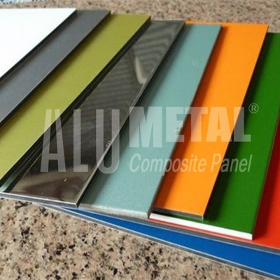 Bề mặt gương in tấm nhôm tổng hợp 3 mm AA3003 PE
