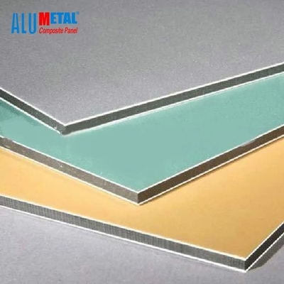 Bảng tổng hợp nhôm PVDF chải Tấm tường nhôm 4mm 0,3mm