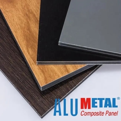 Vật liệu vách ngăn ngoài trời alumetal acm acp aluminium composite panel