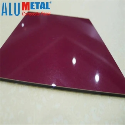Alumetal 2mm 3mm 4mm 5mm 6mm ACM Tấm ốp nhôm Alucobond ACP Tấm 4x8 Tấm ốp tường tổng hợp