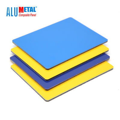 Tấm ốp tường bằng nhôm Acp bên ngoài 0,5mm Lõi chống cháy 1220 X 2440 Mm