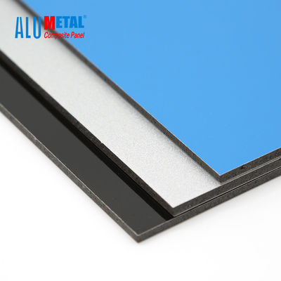 Tấm nhựa tổng hợp LDPE Core PE 4mm Tấm ACP Trang trí cửa chống cháy 1500mm