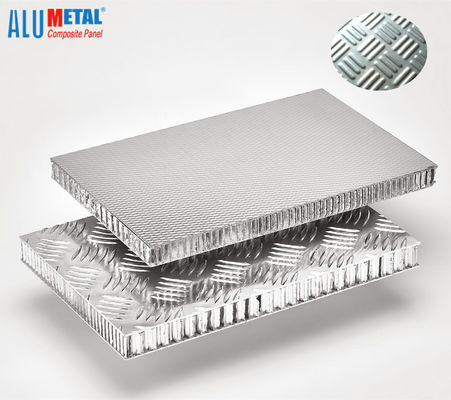 Antibacteria Tấm sàn tổ ong nhôm 1300mm Tấm ốp tường tổng hợp LDPE Tấm ốp tường 3mm