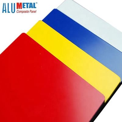 Tấm nhôm tổng hợp chống cháy 0,4MM 1250mm PE Tấm Acp sơn đen AA3003
