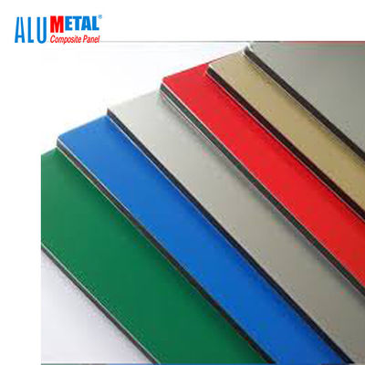 Tấm bảng tổng hợp nhôm PVDF 1220x2440mm chải 5mm AA1100