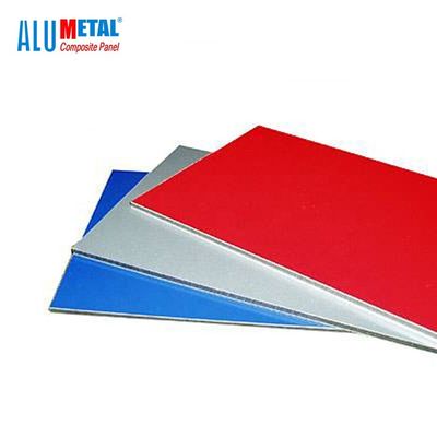4mm PVDF tráng 3003 Tấm nhôm hợp kim Tấm ốp tường Tấm composite kháng khuẩn ISO9001