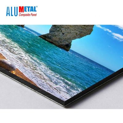 Có thể in được Nano bên ngoài Tấm nhôm tổng hợp PE Tấm ốp ACM 0,5mm Khả năng chống axit