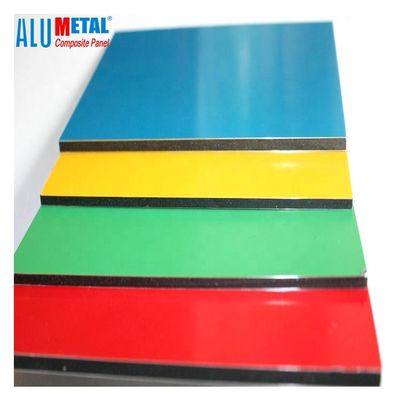Gương mặt tiền 1500mm Bảng vật liệu tổng hợp nhôm LDPE Lõi 10mm