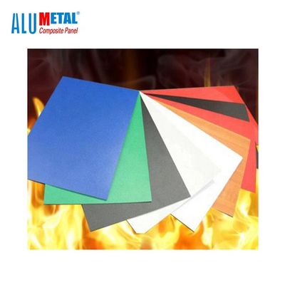 Tấm nhôm tổng hợp chống cháy bên ngoài 3mm Acm 1570mm Màu sắc tường rèm Lớp phủ FEVE