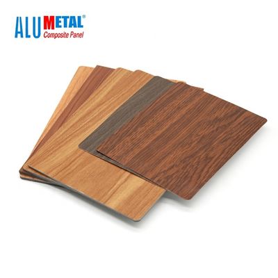 0,05mm 6061 Kết cấu bằng gỗ kết cấu Tấm nhôm tổng hợp 5000mm