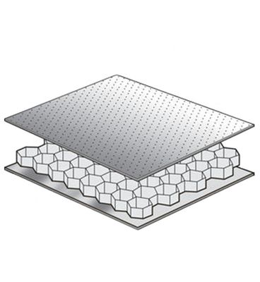 Bảng điều khiển tổ ong bằng nhôm ngoài trời 500mm 4x8 Bảng điều khiển bánh sandwich tổ ong AA3003