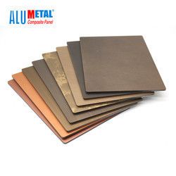 Bảng điều khiển tổng hợp kim loại nhôm 4mm ACP kháng khuẩn 1000mm 0,15mm Da