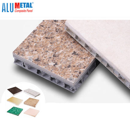 A2 Bảng điều khiển tổ ong bằng đá Polypropylene chống cháy 1250mm 0,5mm Đá cẩm thạch cách nhiệt