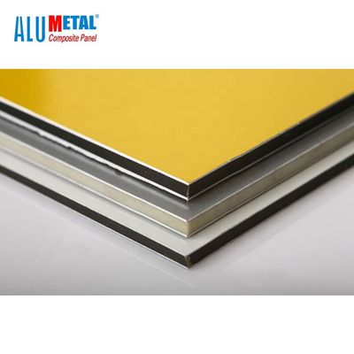 Bảng điều khiển tổng hợp nhôm 2440mm 3mm Pvdf Anodized cho tường bên ngoài