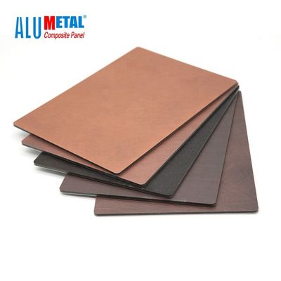 Tấm ốp bằng nhôm tổng hợp 1,22M Sandwich thép 3mm Kết thúc Anodized