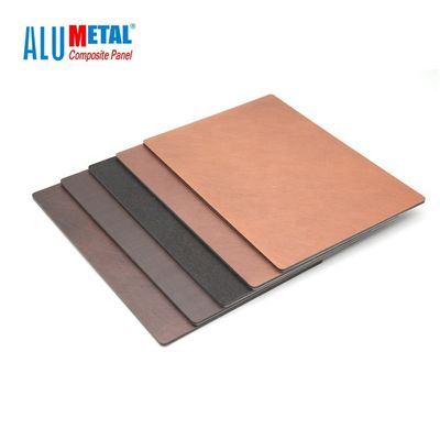 Tấm ốp bằng nhôm tổng hợp 1,22M Sandwich thép 3mm Kết thúc Anodized