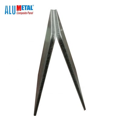 Bảng điều khiển tổng hợp kim loại ACM phủ PVDF 0,55mm Elzinc 960mm Kháng khuẩn
