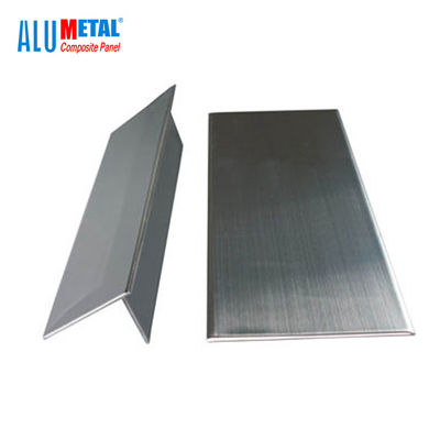 Tấm tường kim loại composite 0,3mm 1220mm Chống ăn mòn PVDF Tấm tường kim loại bên ngoài
