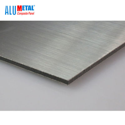 Tấm ốp trang trí bằng nhôm tổng hợp 1000MM PE Tấm thép không gỉ 6mm FEVE