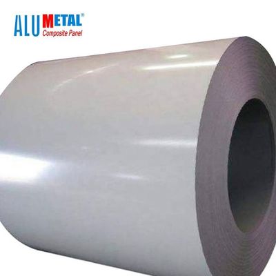 Hợp kim nhôm cuộn được sơn phủ sẵn 1050 Máng xối 1240mm Cắt 10MM