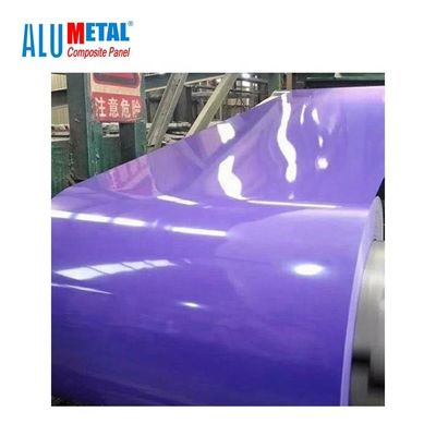 FEVE H12 A1060 Cuộn nhôm tráng 2500MM Trailer Roof Coil 1mm