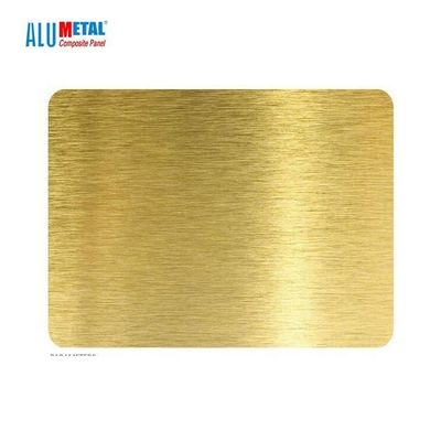 Tấm bảng tổng hợp nhôm 5mm PVC chải AA3003 Xà cừ