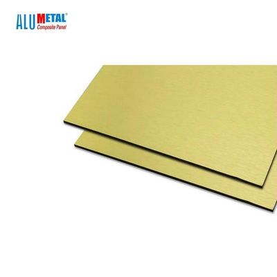 Tấm bảng tổng hợp nhôm 5mm PVC chải AA3003 Xà cừ
