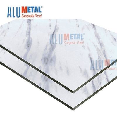Bảng điều khiển composite nhôm 3mm đá cẩm thạch 1500MM Tấm bánh sandwich lõi tổ ong AA1100