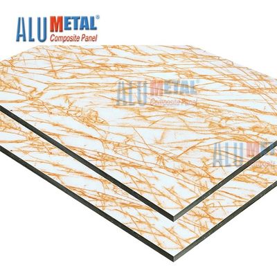 Tấm ốp bằng nhôm tổng hợp bằng đá cẩm thạch 1220mm 0,6 mm AA3003 Tấm ốp ACP