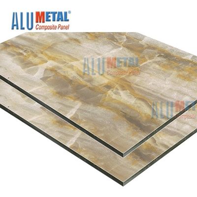 Tấm Sandwich nhôm Anodized ngoài trời Tấm vật liệu composite 1220mm 2mm