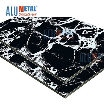 Tấm ốp trang trí bằng đá cẩm thạch 0,08mm AA3003 Tấm acp nhôm 4mm 1500mm