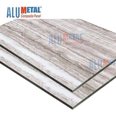 Vật liệu tấm bảng tổng hợp nhôm ACP 0,1mm 5000mm Anodized Granite