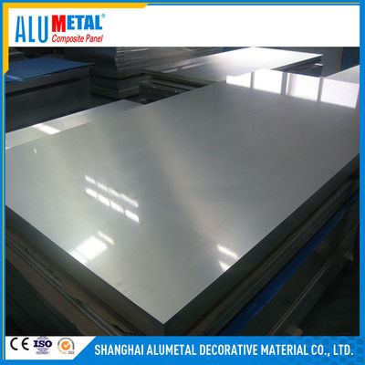 Tấm ốp nhôm nhựa phức hợp Acp 2mm PVDF tráng bạc 1220mm