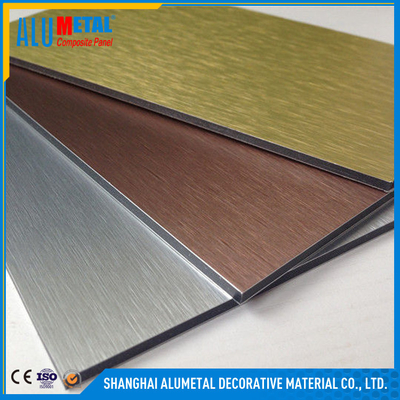 Bảng điều khiển tổng hợp nhôm PVDF 6mm AA5005 cho các tòa nhà tiền chế