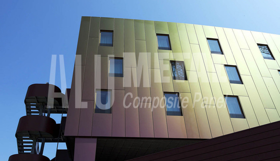 Bảng điều khiển phức hợp nhôm Spectrum Building 6mm Chống mốc