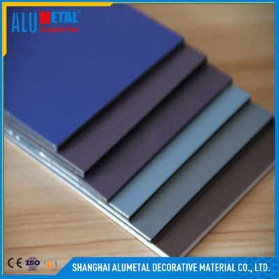 Bảng điều khiển tổng hợp nhôm PVDF 2mm tùy chỉnh nhiều lớp cho kiến ​​trúc