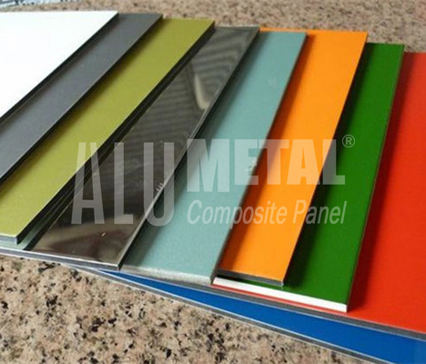 Bảng hiệu quảng cáo lõi PE không thể phá vỡ Bảng hiệu Bảng hiệu nhôm nhựa composite