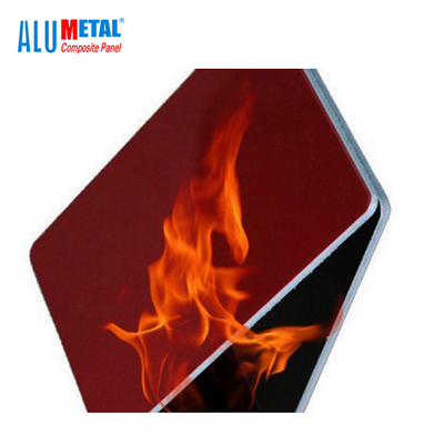 Bảng điều khiển tổng hợp nhôm chống cháy 1220x2440mm Không độc hại Độ lệch 115 độ