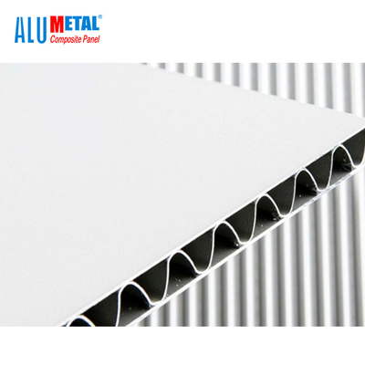 Xây dựng Bảng điều khiển sóng nhôm 3D 4D Bảng điều khiển nhôm tổng hợp 8mm ACM