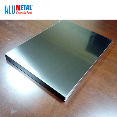Tấm ốp tổng hợp bằng nhôm kim loại Trang trí mặt tiền chống cháy