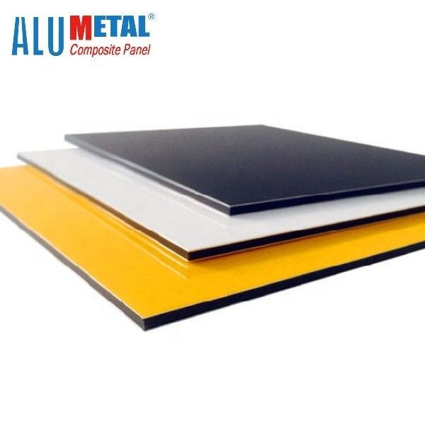 Tấm nhôm tổng hợp chống cháy 0,4MM 1250mm PE Tấm Acp sơn đen AA3003