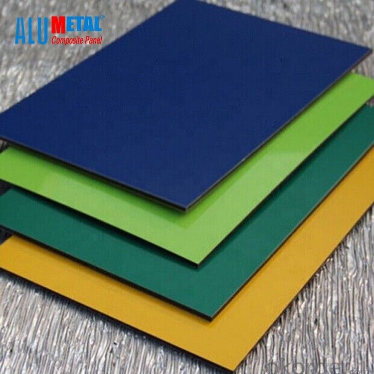 Gương mặt tiền 1500mm Bảng vật liệu tổng hợp nhôm LDPE Lõi 10mm