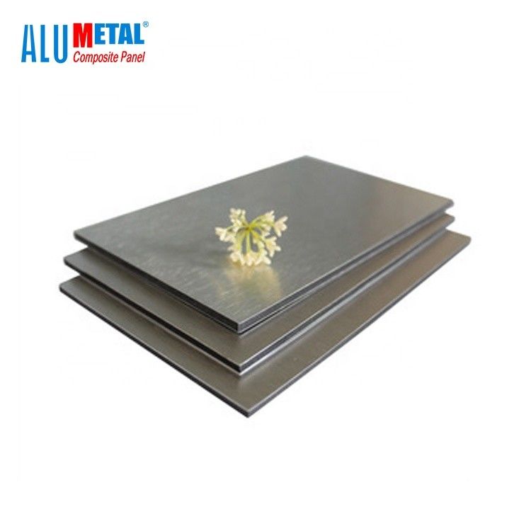 Tấm dán nhôm ACP phủ sóng Tấm lợp mái 1000mm 6mm LDPE