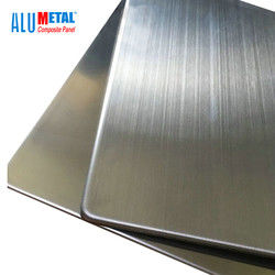 Tấm tường kim loại composite 0,3mm 1220mm Chống ăn mòn PVDF Tấm tường kim loại bên ngoài