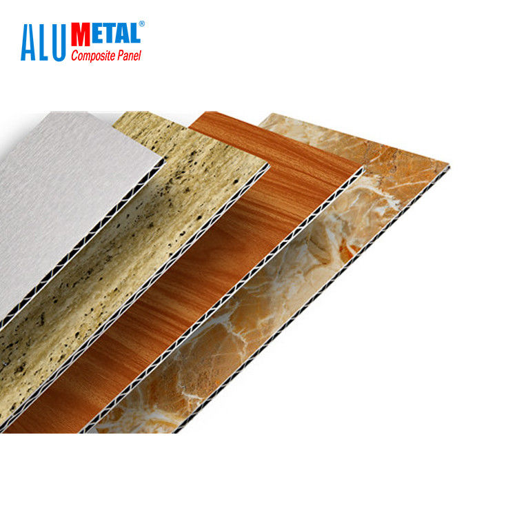 Bảng điều khiển bằng nhôm đục lỗ 3D bên ngoài 1220mm Bảng tổng hợp nhôm ACM 8mm